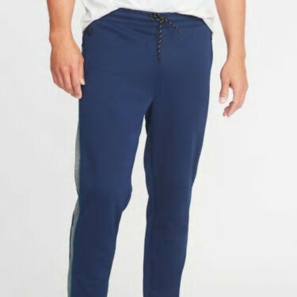 Old Navy Go-Dry Color-Block Track Pants for Men - Picture 1 of 3